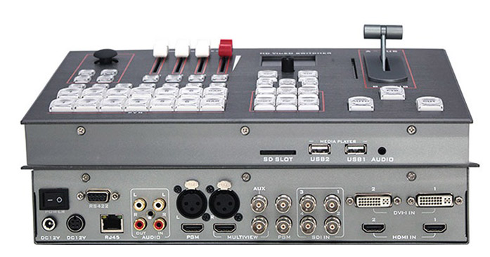 6通道高清特技导播台带录像功能