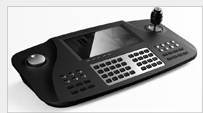 8寸屏H.265网络解码控制键盘