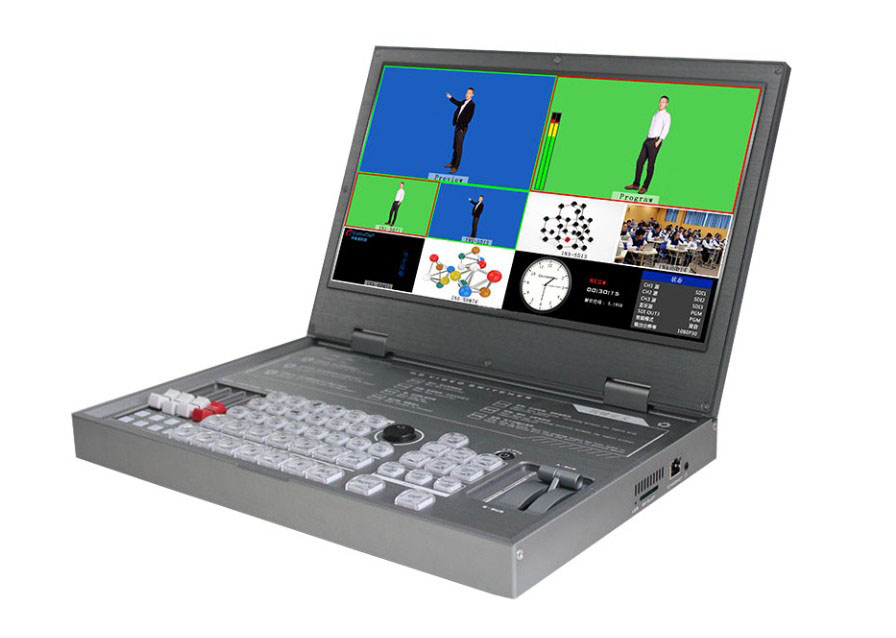 带抠像功能六路高清视频导播切换台