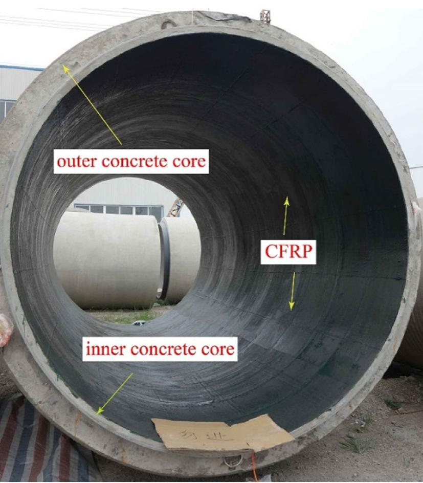 内贴FRP施工完成