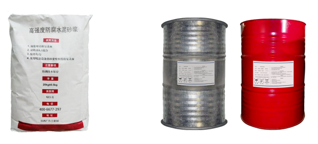 复合内衬(高强度防腐水泥砂浆 +高强高刚聚氨酯)