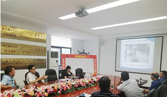与东浦管桩集团公司进行能源管桩项目技术交流