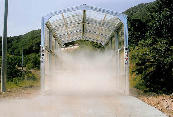 車輛消毒通道原理與使用