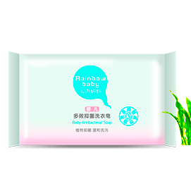 青蛙王子七色蝌蚪婴儿多效抑菌洗衣皂