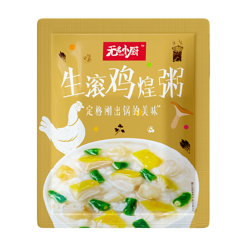 生滚鸡煌粥袋装46g