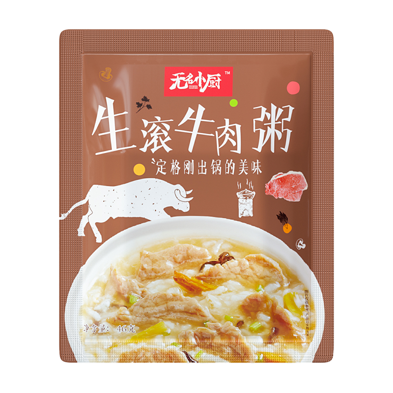 生滚牛肉粥袋装46g