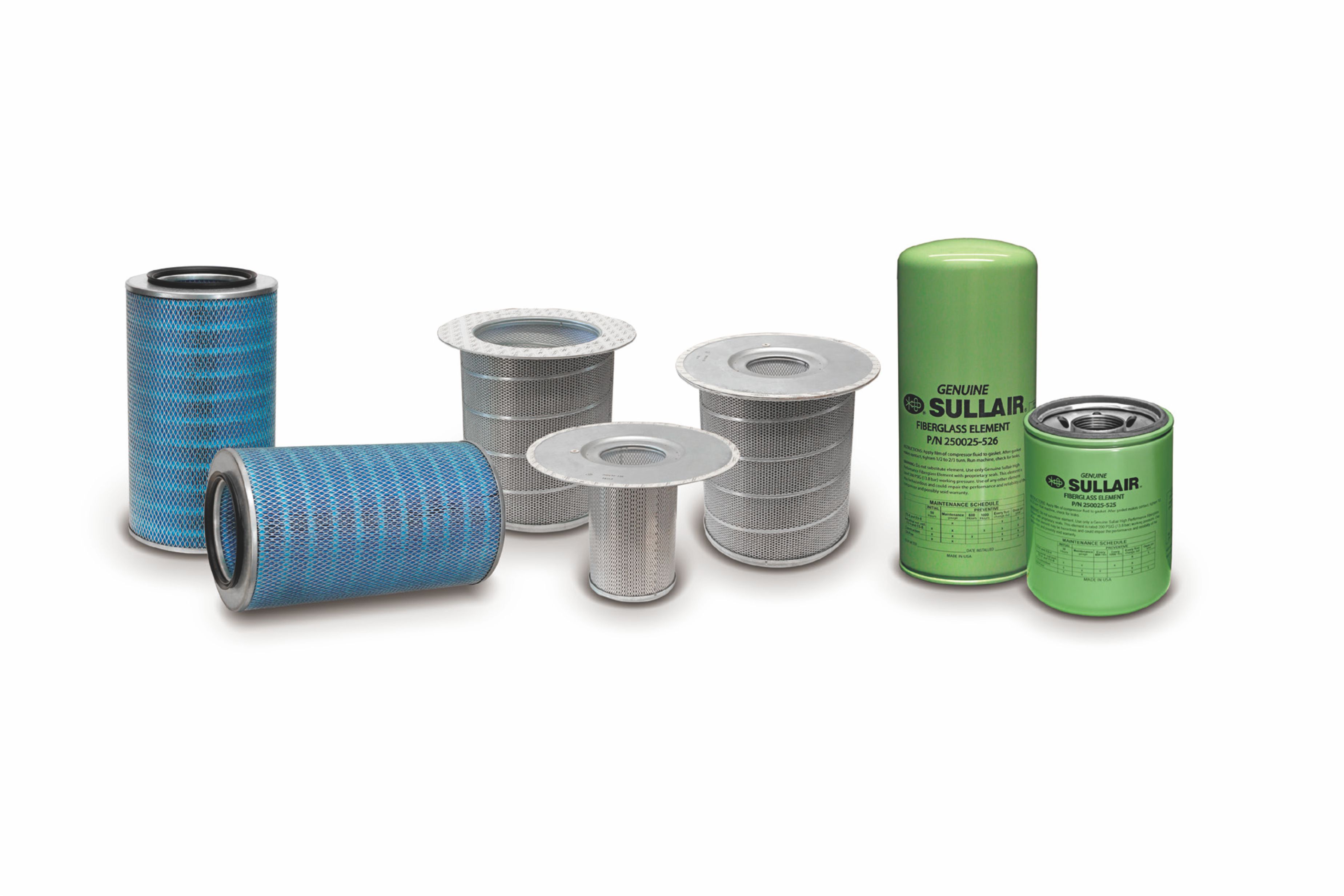 高品质空滤、油滤、油分芯