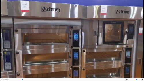 3層6盤歐式爐，正面外觀展示