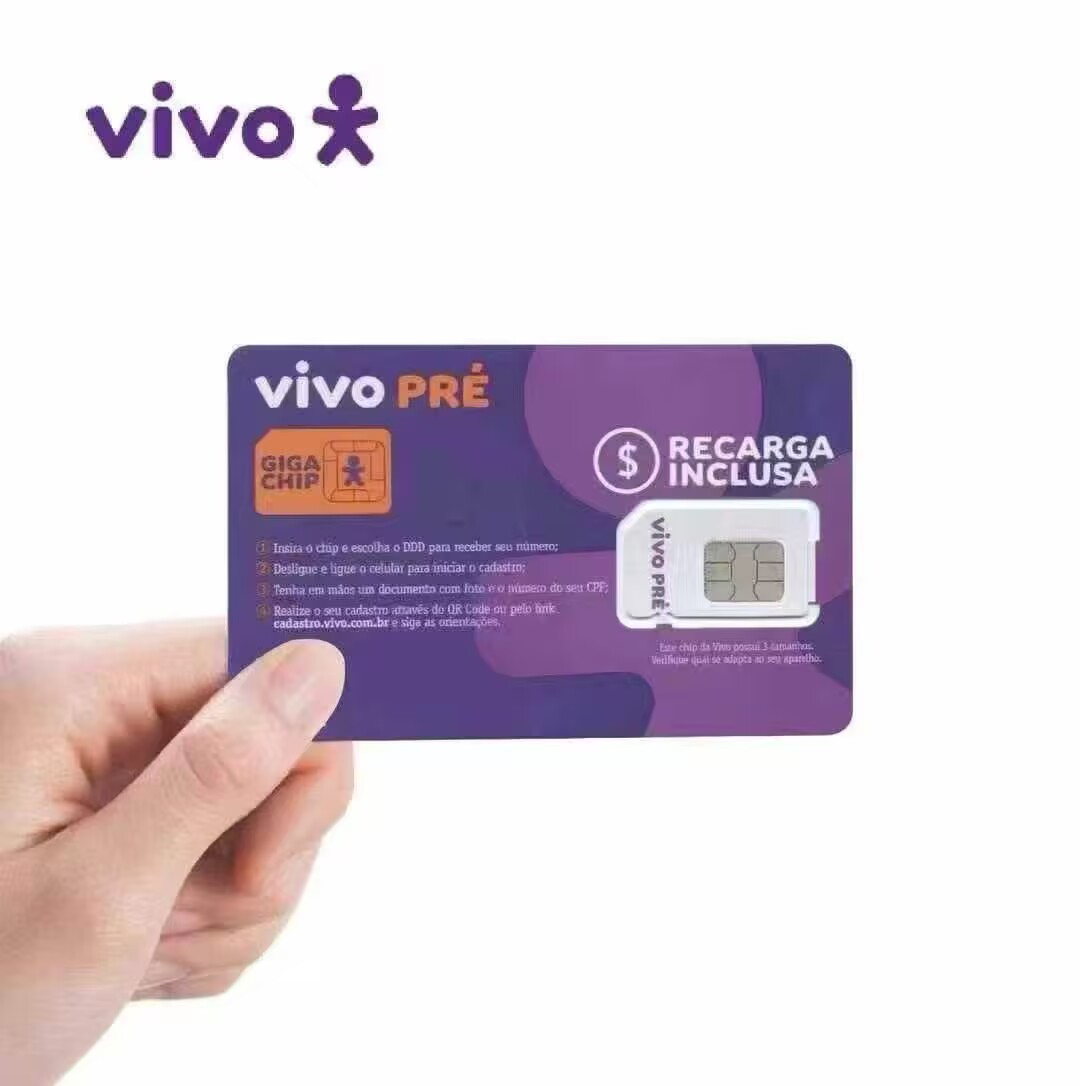 巴西电话卡Vivo Pre 注册卡