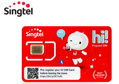 新加坡Singtel注册卡