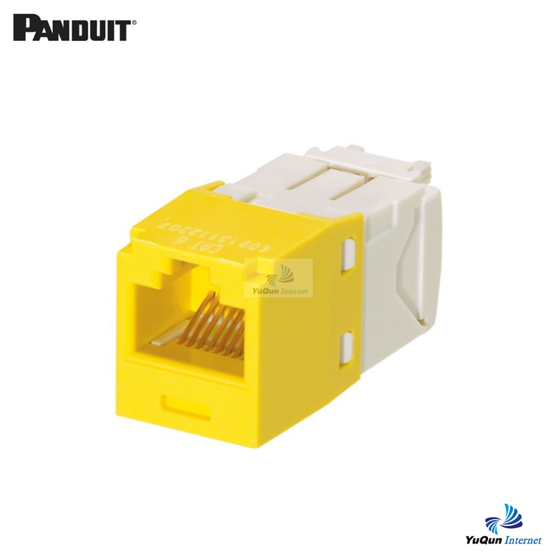 泛达六类非屏蔽模块（黄/白）