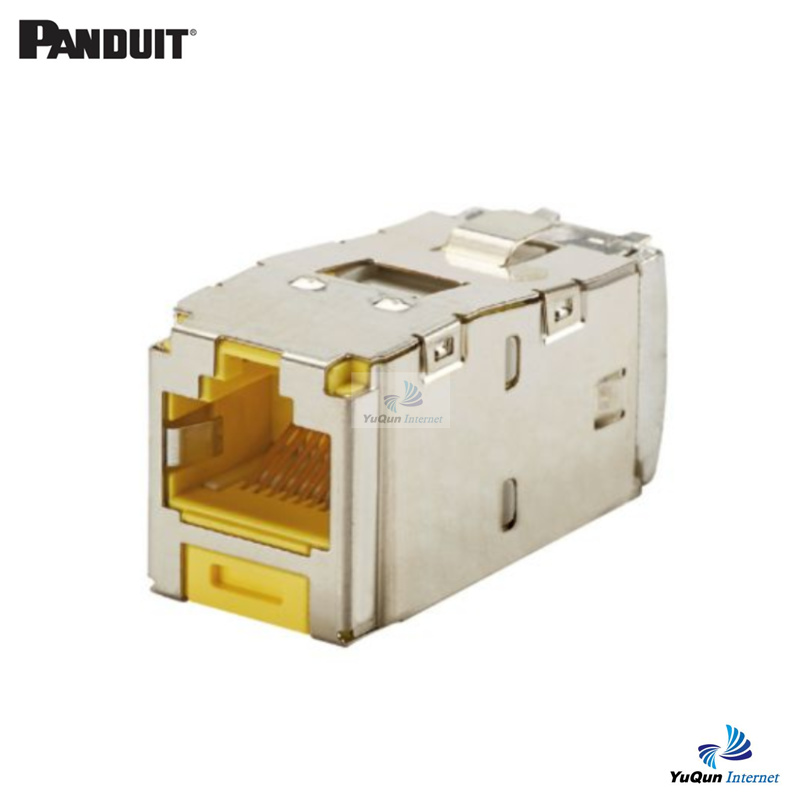 泛达超五类屏蔽模块(黄/黑)