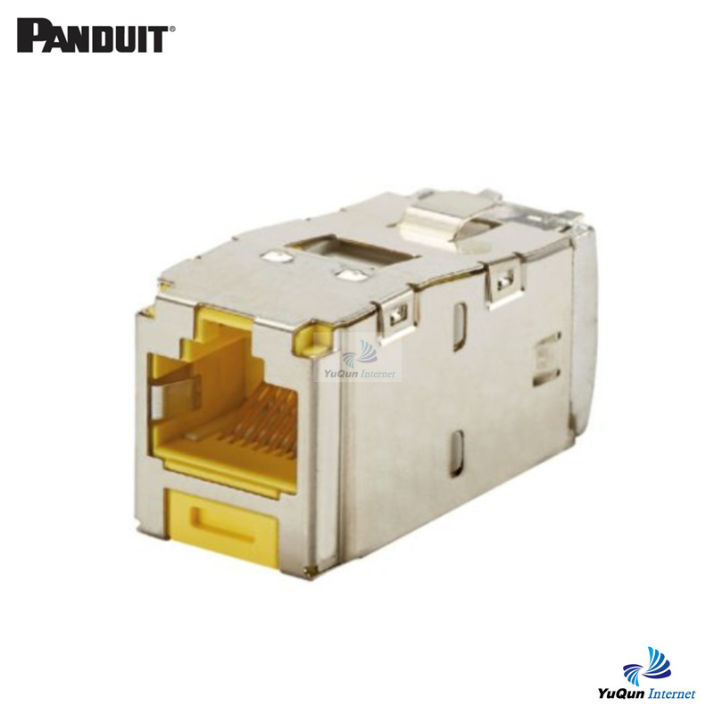 泛达六类屏蔽模块(黄/黑)