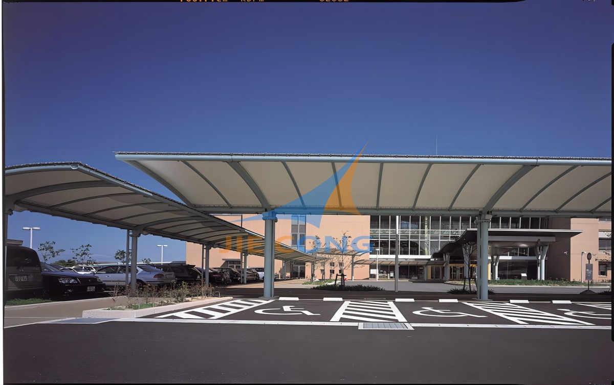 爱知儿童健康中心膜结构遮阳雨棚