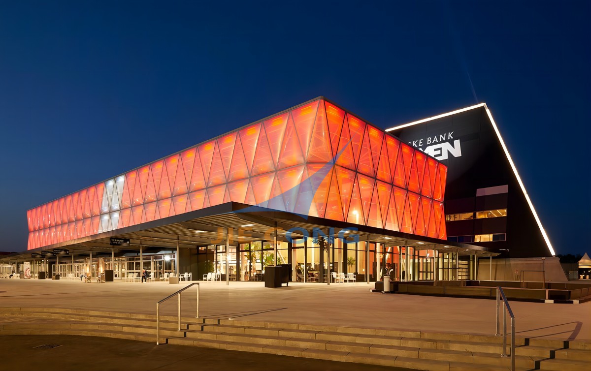 海宁MCH会展中心立面织物幕墙