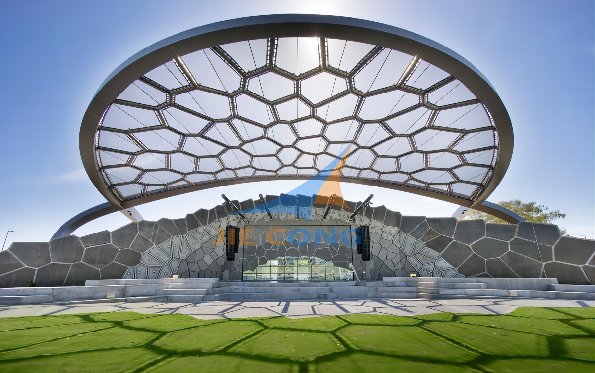 黄金海岸文化区膜结构