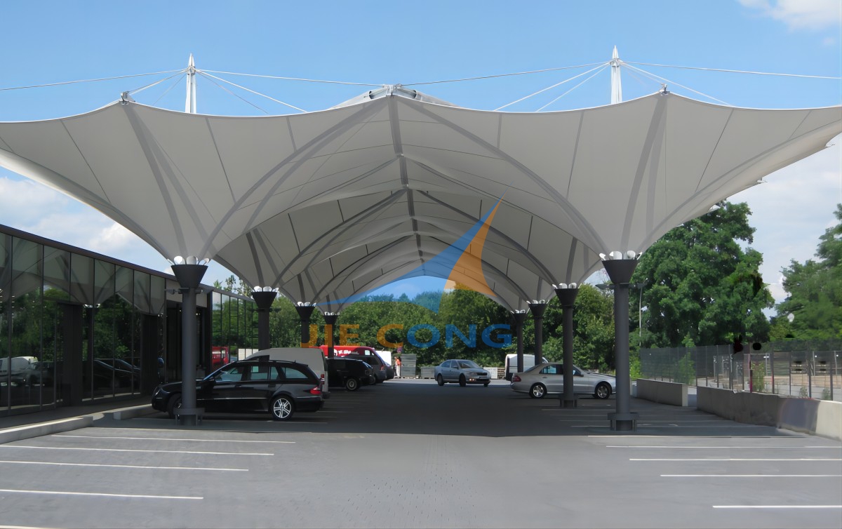 生鲜食品市场改造遮阳雨棚膜结构