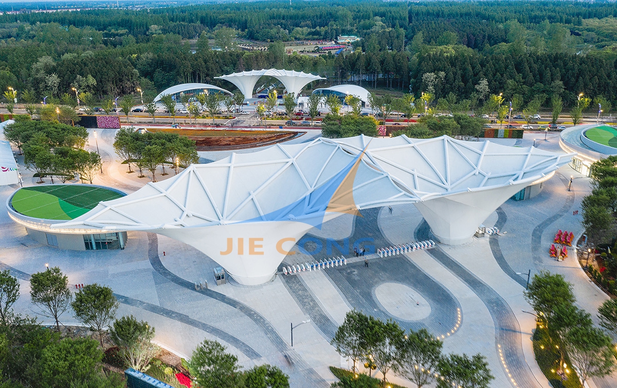 上海花博文化园入口膜结构