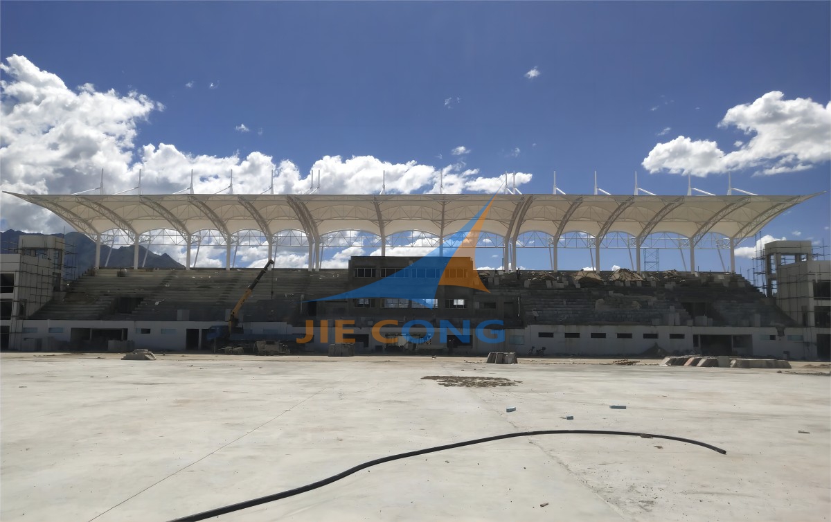 拉萨师范专科高等学院体育场膜结构