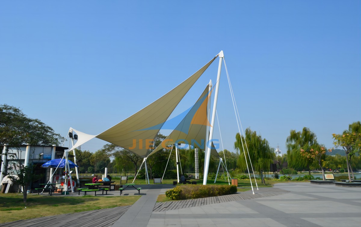 江阴市滨江公园景观张拉膜