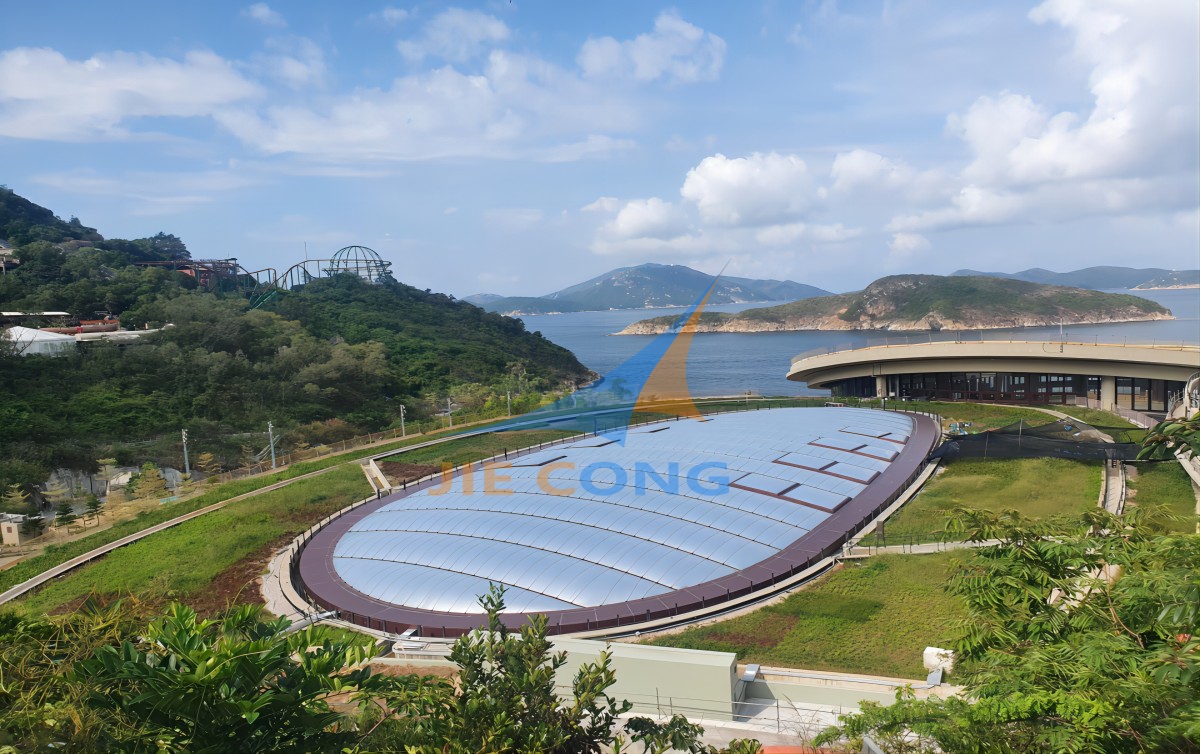 香港海洋公园水世界屋面膜结构