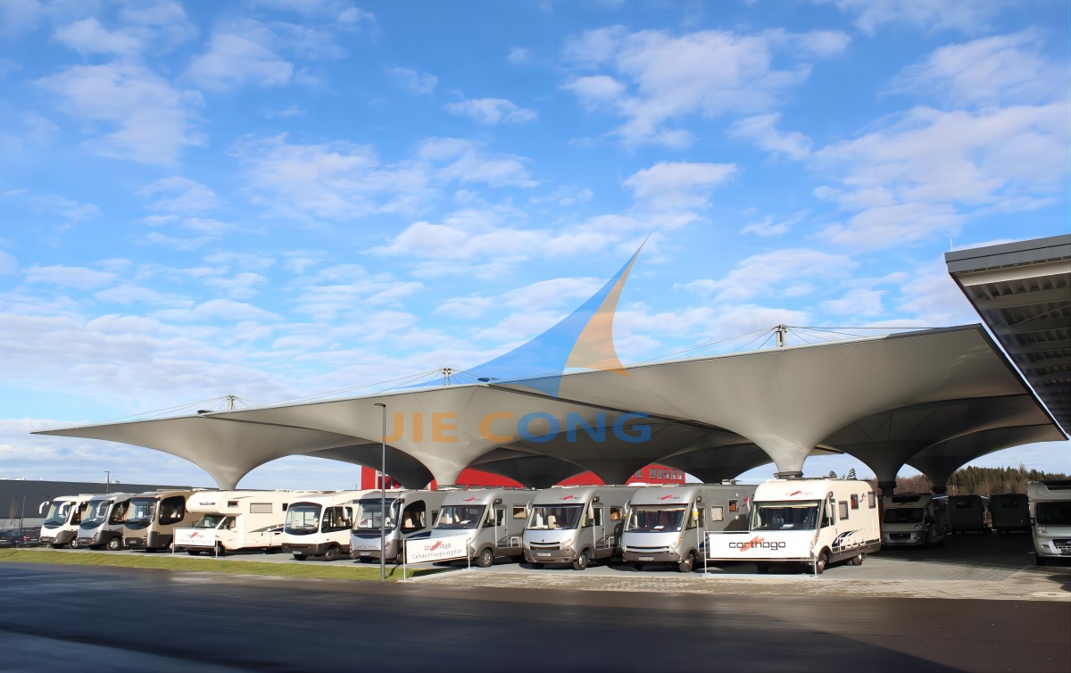 迦太基机场候车区遮阳雨棚膜结构
