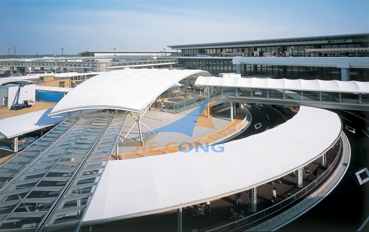 成田国际机场停车区膜结构遮阳雨棚