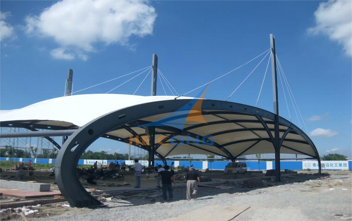 花桥国际商务城门球场膜结构