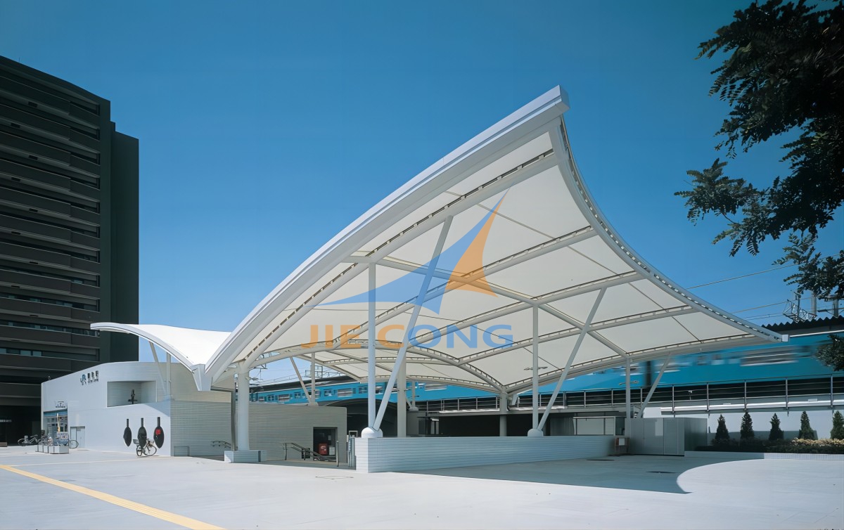 JR高取站膜结构遮阳雨棚