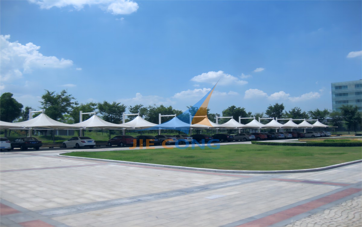 天目湖镇政府停车雨棚膜结构