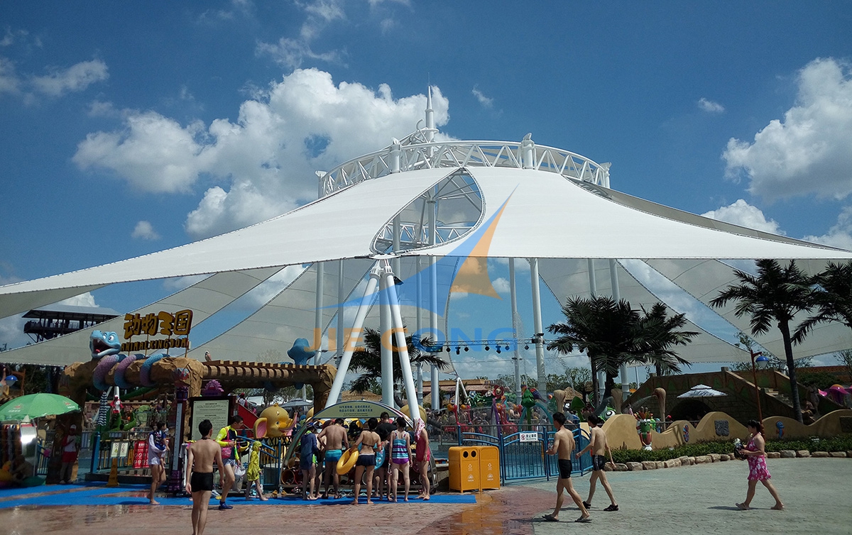 上海欢乐谷水世界戏水区膜结构