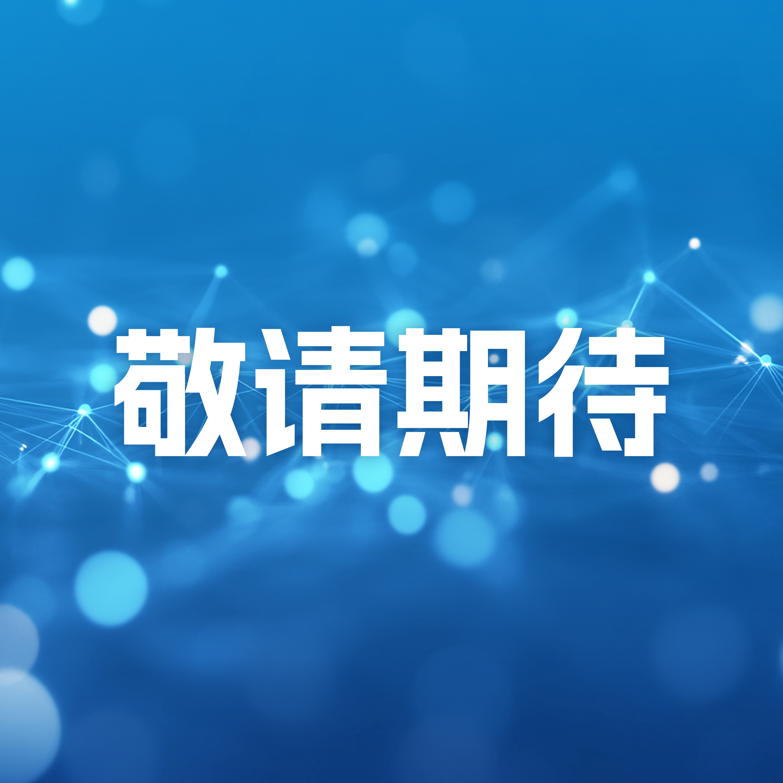 敬请期待...