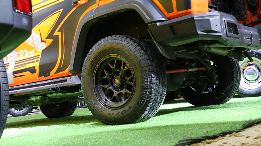 黑泥越野轮毂，复古系列之M510C亚黑，亮相第十九届广州国际车展