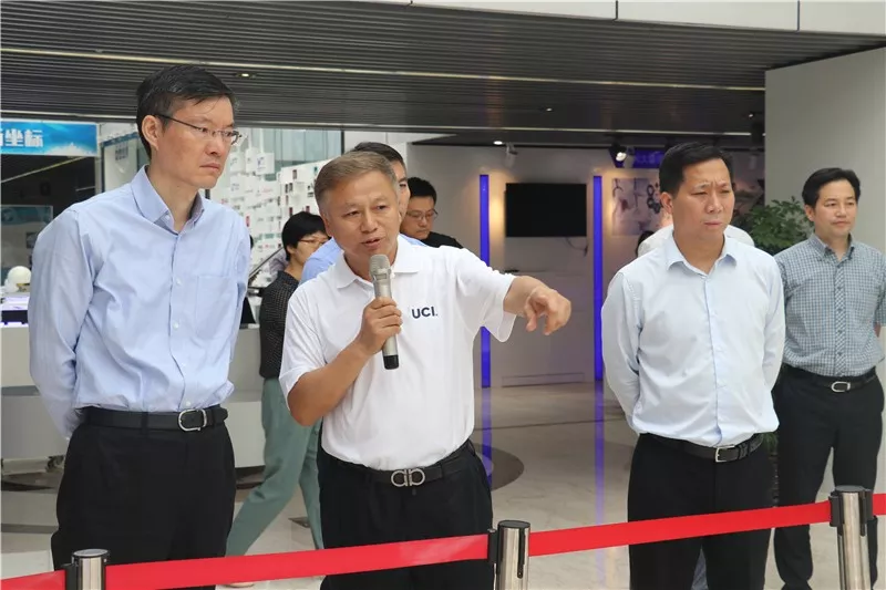 市发改委“不忘初心 牢记使命”主题教育长三角一体化示范区调研在北斗西虹桥基地顺利开展