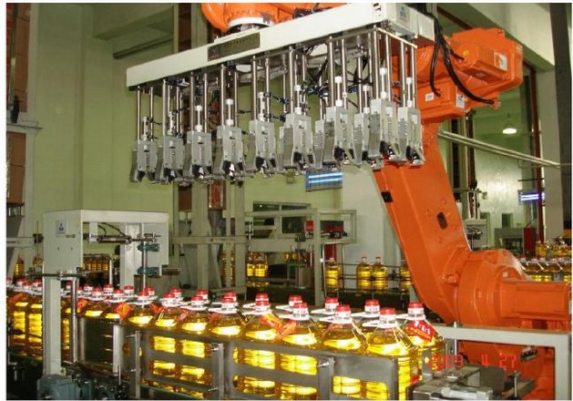 自动食用油装箱机电气控制系统