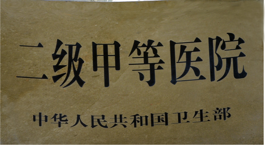 卫生部授予二级甲等医院