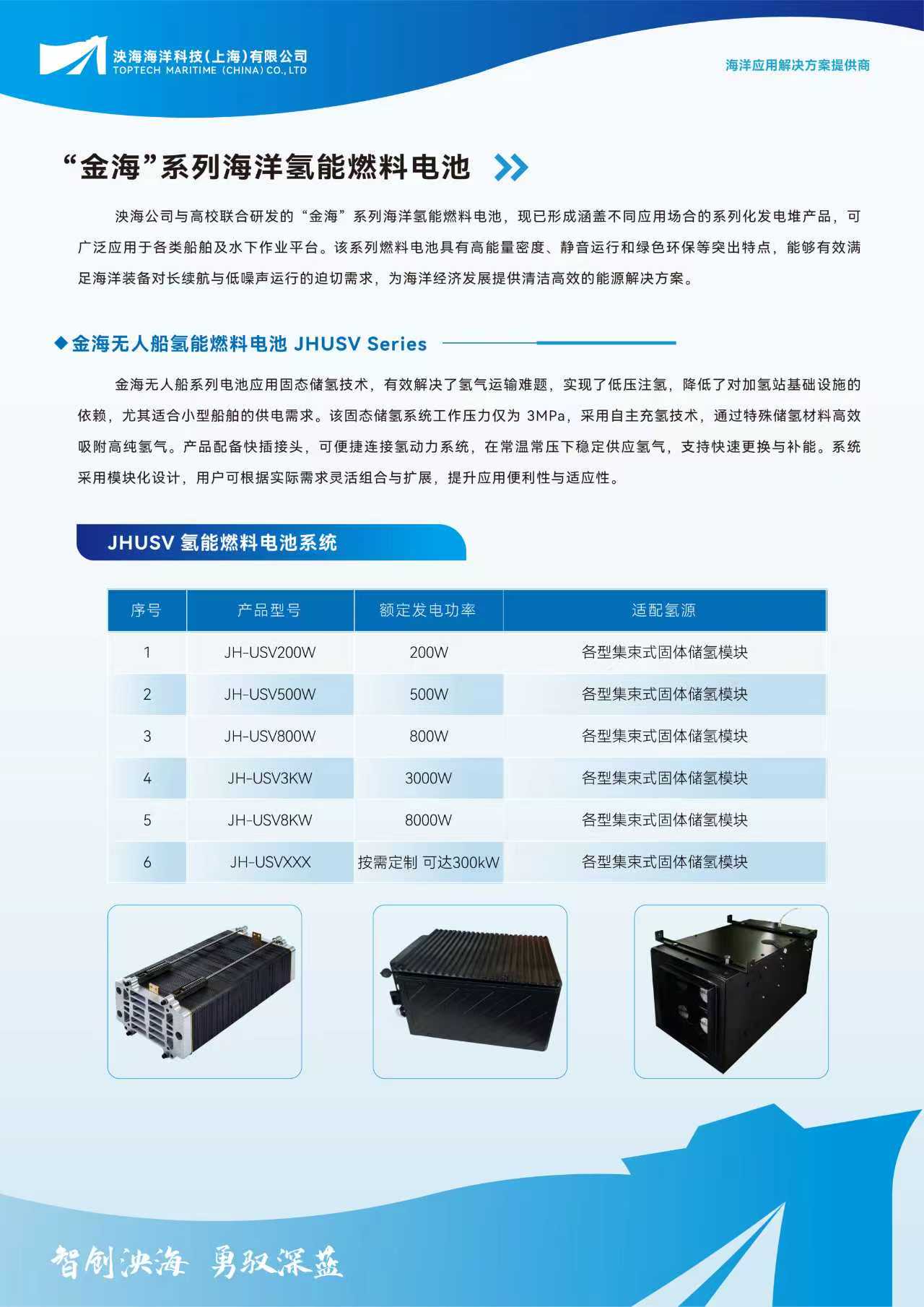 金海系列海洋氢能燃料电池