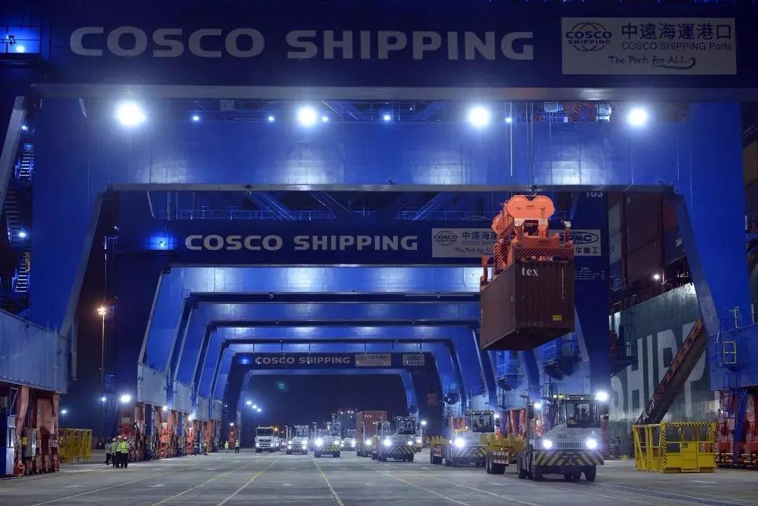 集装箱码头运营“战国七雄”出炉，中远海超越马士基和迪拜环球