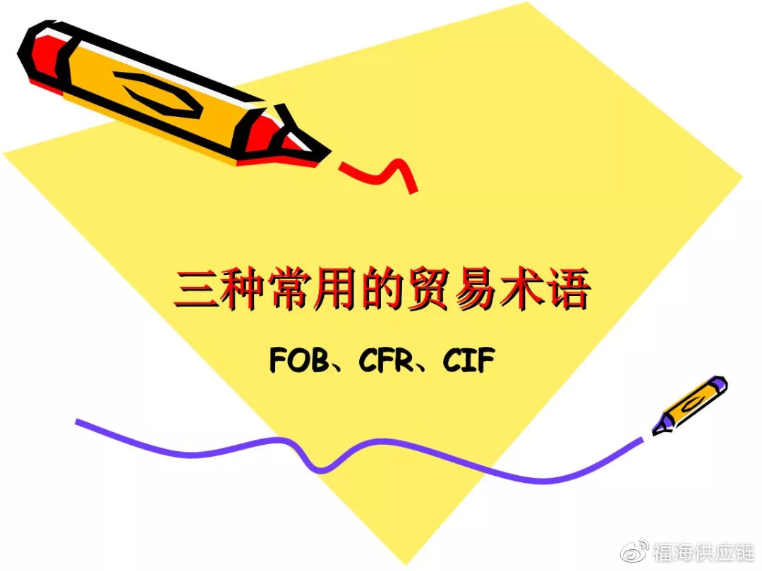 FOB、CIF和CFR，你真的了解吗？