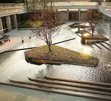雨水回用水景实列