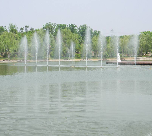 喷泉水景观