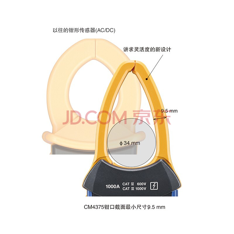 HIOKI日置CM4371 CM4373交直流钳形表 仪器仪表工具 CM4375