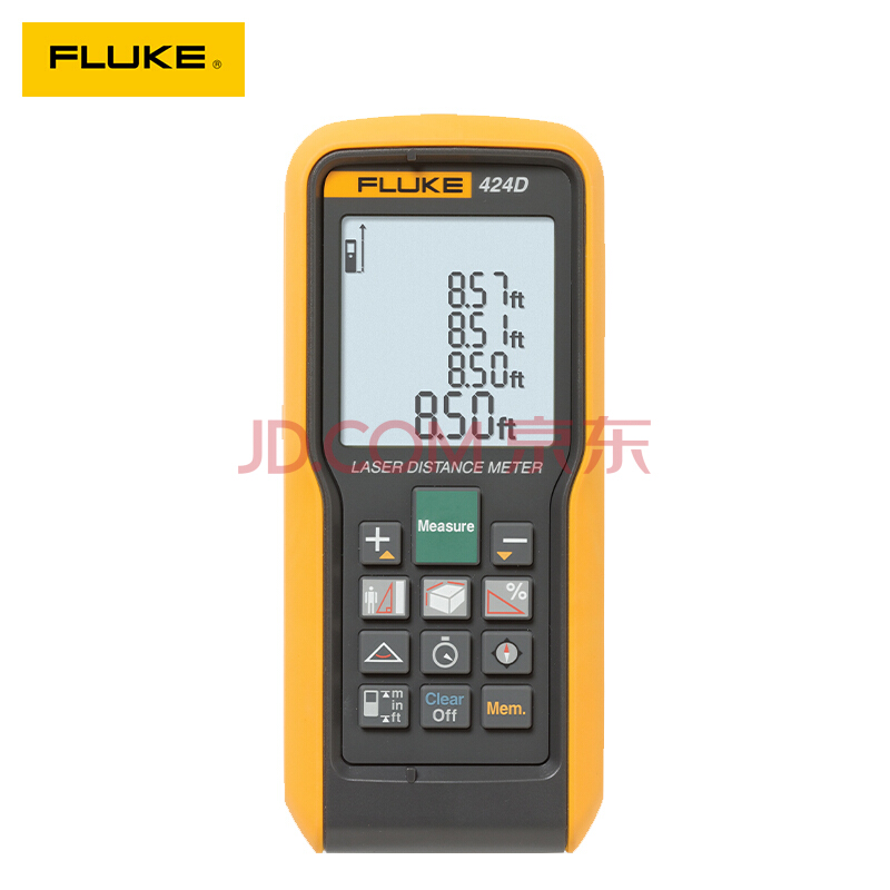 Fluke福禄克F414D F419D F424D 激光测距仪 手持式红外测距仪 测量工具 F419D（80米）