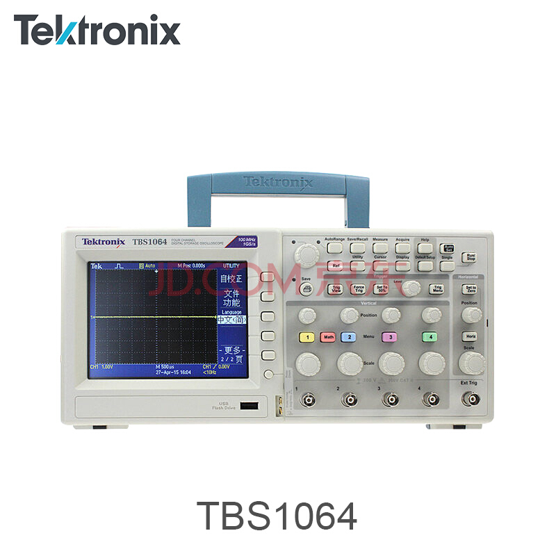 【免邮】Tektronix 泰克示波器TBS1104 100M数字示波器TBS1102 TPP0101（标配探头10x）