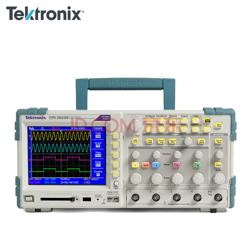 Tektronix泰克TPS2000B系列示波器 数字存储 隔离通道 纹波测试 TPS2024B（200M,4通道）