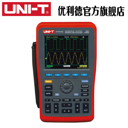 工业品优利德UTD1202C手持式数字存储示波器示波表万用表