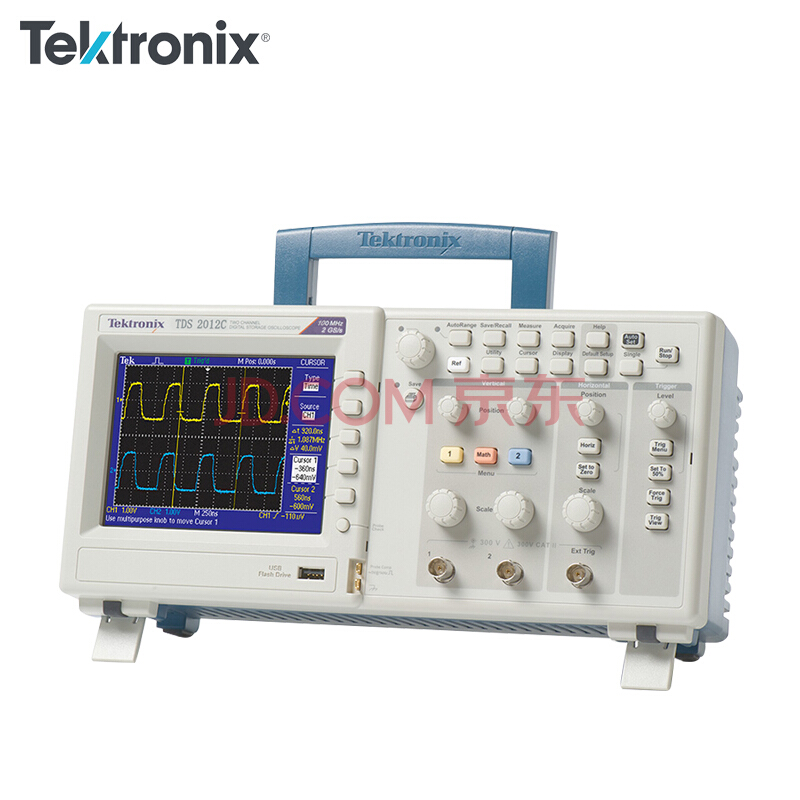 Tektronix泰克TDS2000C系列 数字示波器 有限终身保修 TPP0101标配探头10x