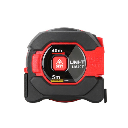 优利德LM40T激光卷尺高精度测距仪红外线卷尺数显手持电子尺量房