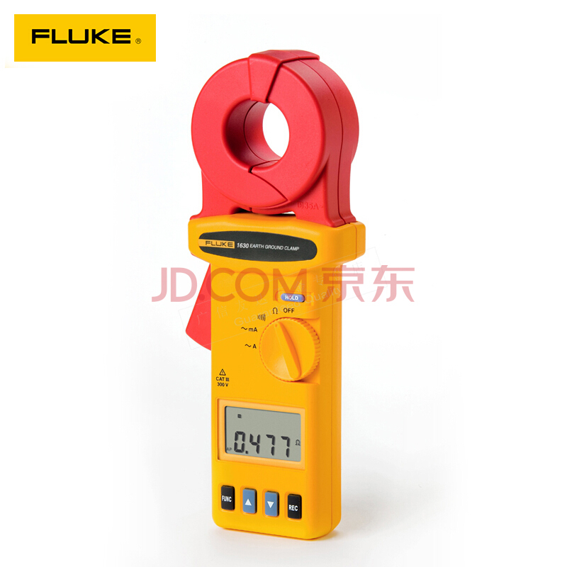 FLUKE福禄克F1630-2接地电阻钳形测试仪 接地电阻测试仪 -20°到60°测量工具