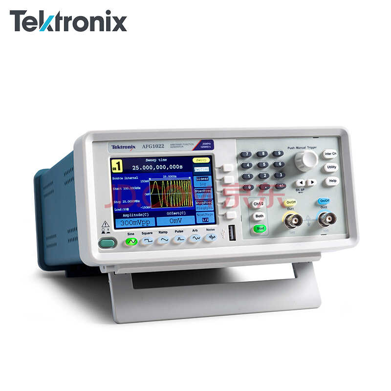 Tektronix泰克任意波形函数信号发生器AFG1000系列 AFG1022（2通道 25M）